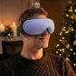 Eyeris 2 Eye Massager w/ Heat Face Massager, Heated Eye Mask for Improve Sleep - (Purple)