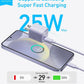 Anker 25W USB C Charger Block, Compact and Foldable, Supports PPS Fast Charging for - (Mauve)