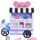 Just Play Disney Munchlings Candy Cart Playset w/ Lights (13-Pieces) Color Change and Scented Figures