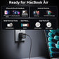 INIU USB C Charger Block, 2-Pack 30W PD Fast Charging, [USB-C + USB-A] iPhone 16 Charger with Foldable Plug, GaN Tech Type C Power Adapter for iPhone 16, 15 Pro Max, Samsung S25, S24, iPad Pro etc