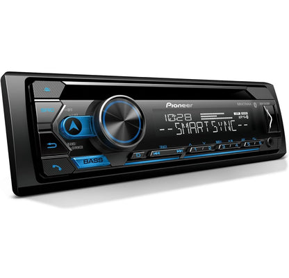 Pioneer DEH-S4220BT Enkel-Din Bluetooth CD Ontvanger met USB/AUX Insette, Pioneer Smart Sync, en Handvrye Oproepe vir Verbeterde Klankervaring in die Motor