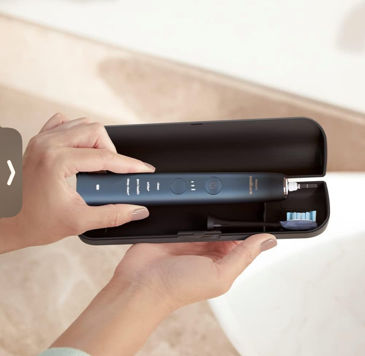 PHILIPS Sonicare 9000 Special Edition Herlaaibare Tandeborsel - Blou/Swart (HX9911/92)