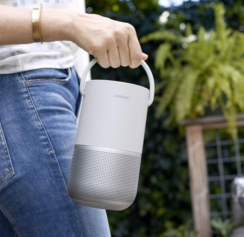 Bose Portable Smart Speaker — Wireless Bluetooth Speaker with Alexa Voice Control - Silver