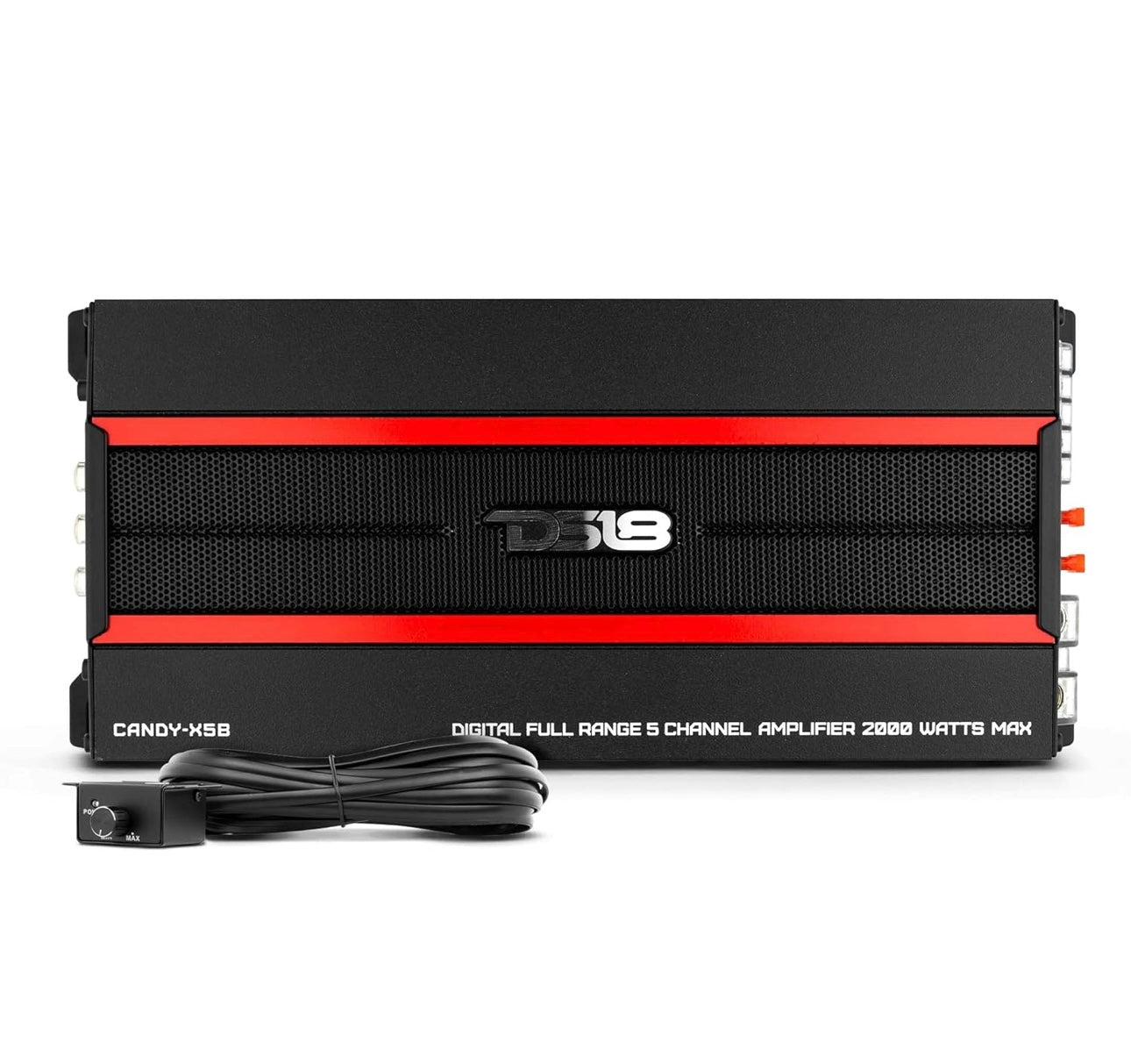 DS18 CANDY-X5B Class D  5 Channels, 2000 Watts Max W/ Remote Sub Level Controller -NEW