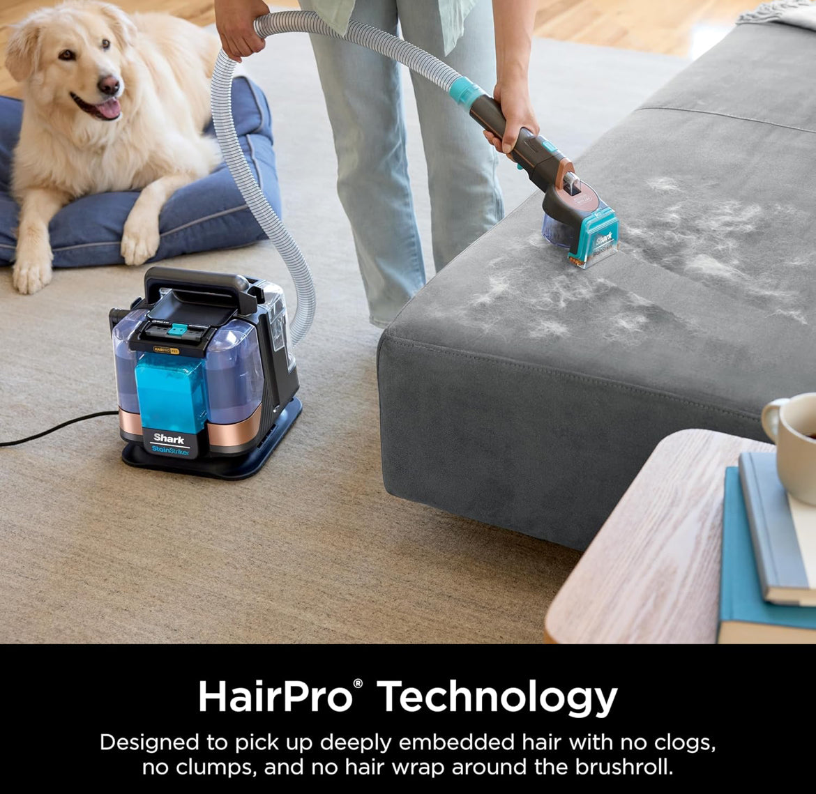 Shark StainStriker HairPro Portable Carpet, Upholstery & Area Rug Cleaner - Copper