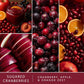 Scentsationals Wax Melts Strong Scent - Sugared Cranberries - Long Lasting Scented Melts for Warmers - 10oz (PACK OF 4)