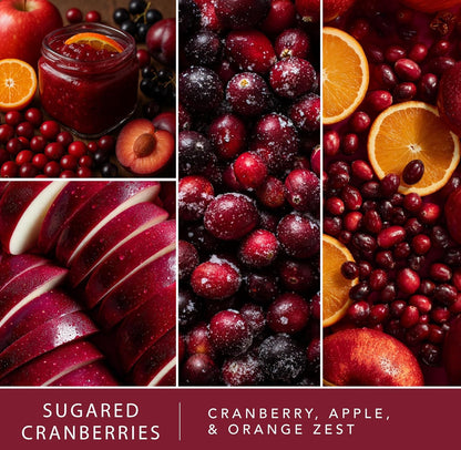 Scentsationals Wax Melts Strong Scent - Sugared Cranberries - Long Lasting Scented Melts for Warmers - 10oz (PACK OF 4)
