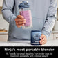 Ninja Blast Max, Portable Blender + Twist & Go, Personal Smoothie, Blend, Ice Crush, 3 Programs, Cordless, 22 oz - NAVY, BC251NV