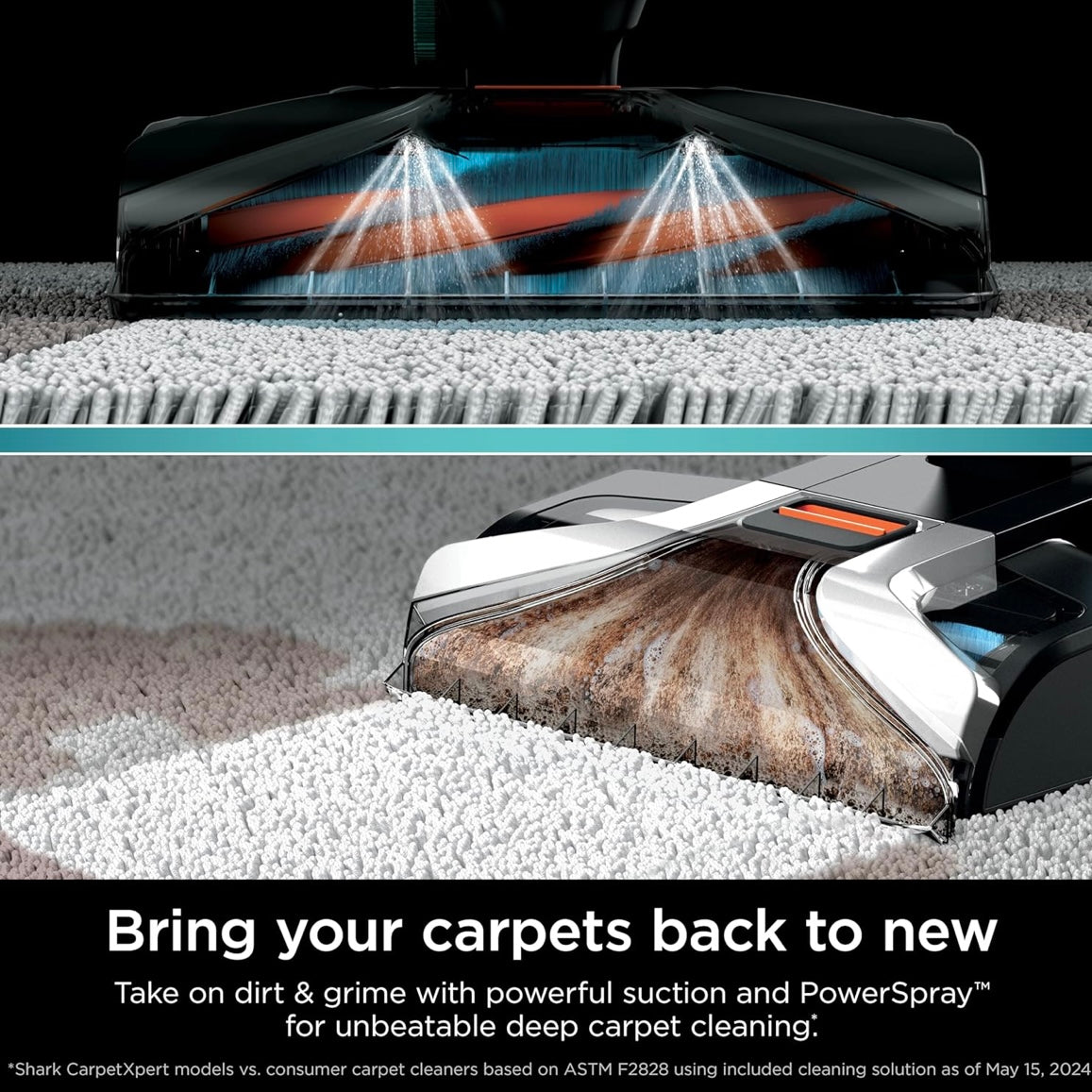 Shark EX201 CarpetXpert Upright Carpet, Area Rug & Upholstery Cleaner with StainStriker
