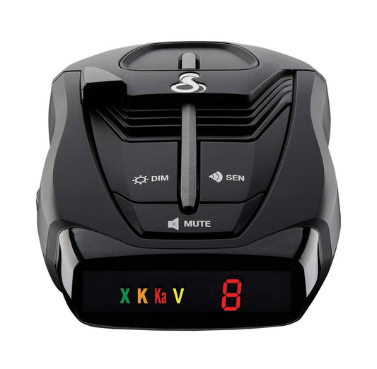 Cobra RAD 380 Laser Radardetektor – Langafstandbespeuring, LaserOog Voor- en Agterbespeuring, IVT-filtrering, Verstelbare Sensitiwiteit, Digitale Seinverwerking, Swart