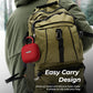 PE1 Mini Portable Bluetooth Speakers w/ Adjustable Carabiner IPX8 Waterproof, 32H Playtime - Red