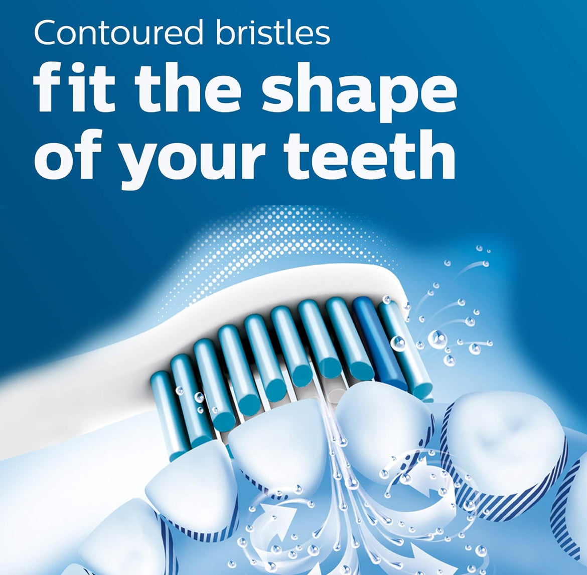 Philips Sonicare Genuine Sensitive Replacement Toothbrush Heads for Sensitive Teeth, 3 Brush Heads (White) HX6053/64