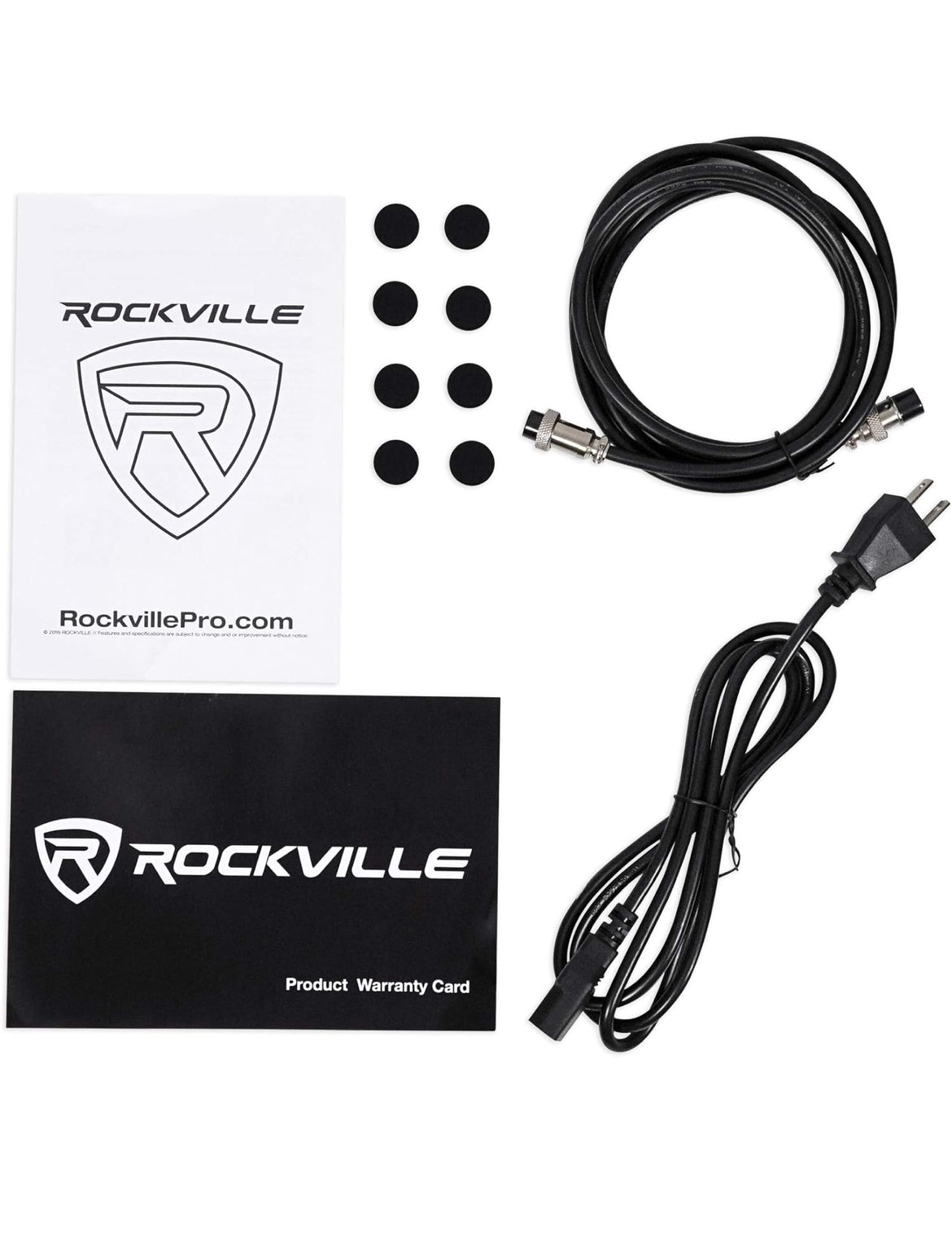 Rockville Pair APM5W 5.25" 2-Way 250W Powered USB Studio Monitor Speakers+Pads