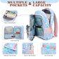 Girls Backpack 15.6 Inch Laptop School Bag Cute Kids Kindergarten Elementary Backpacks Middle Schoolbag Large Bookbags for Women Teens Students Anti Theft Travel Daypack (Blue)