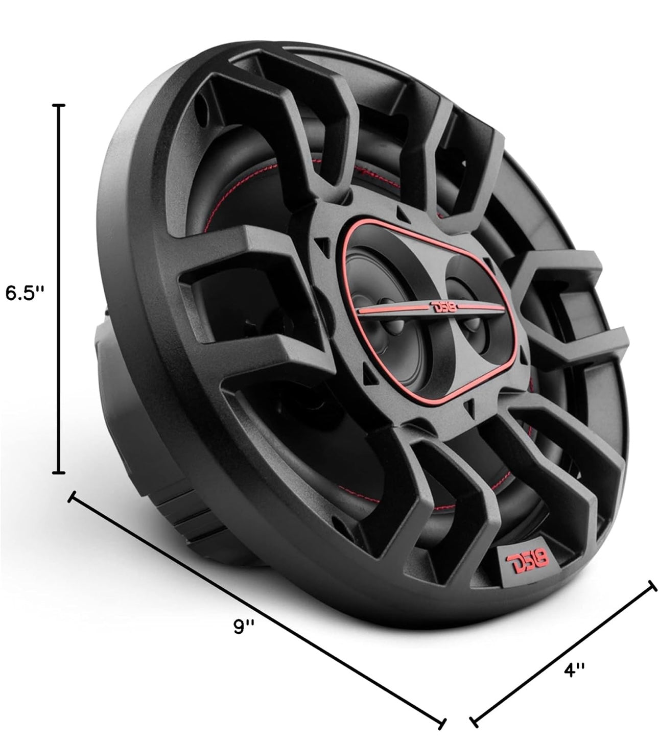 DS18 G6.9Xi GEN-X 6x9 3-Way Coaxial Speakers 180 Watts 4-Ohm Grill Included - Full Range Speaker