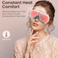 Eyeris 1 Eye Massager w/ Heat, Smart Sleep Mask for Dry Eyes Relax, Reduce Strain - (Pink)