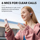 Soundcore by Anker Liberty 4 NC Noise Cancelling Earbuds, 98.5% Noise Reduction, Adaptive Noise Cancelling to Ears and Environment, Hi-Res Sound, 50H Battery, Wireless Charging, Bluetooth 5.3