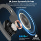 OpenWear Open Ear Headphones, Adjustable Ear Hooks, Ultra Comfort, Bass Bluetooth Headphones 5.4 with Smart Digital Display (Black)