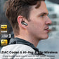 Pro Active Noise Cancelling Wireless Earbuds w/ Smart Touch Screen, LDAC Hi-Res Audio, Stereo Bass,IPX8 Waterproof - Wireless Charging