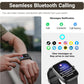 LED S7 Smart Watch Bluetooth Call 1.85" Ultra HD Screen, Dynamic Dials Messages Push 100+ Sports Modes
