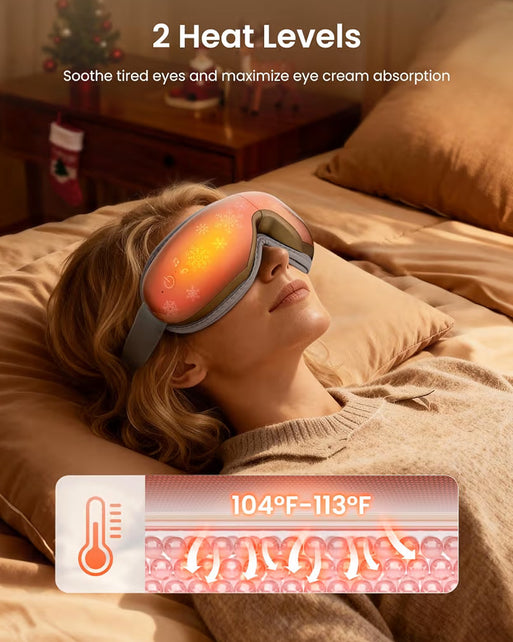 Limited Edition Eye Massager with Heat Eye Mask for Migraine, Sleep Mask for Dry Eyes Relax Eyeris
