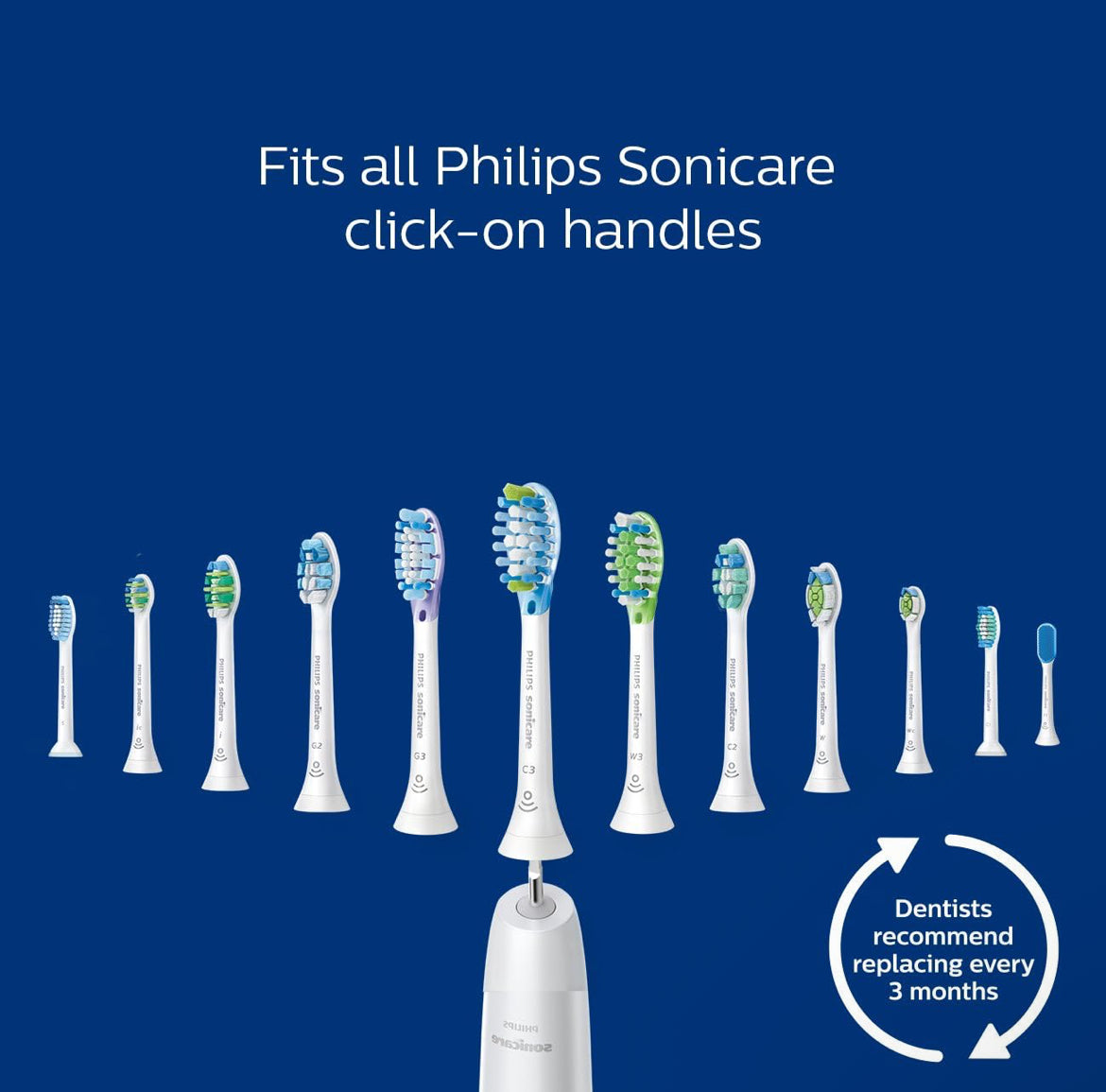 Philips Sonicare DiamondClean Smart 9750 Herlaaibare Elektriese Kragtandeborsel - Maanblou (HX9954/56)