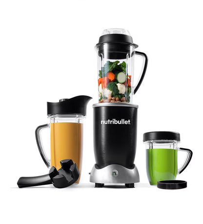 NutriBullet Rx Blender, Warm- en Koueblender, 1700W, 1L Jug & 30oz Beker, Onttrekerlem - Swart