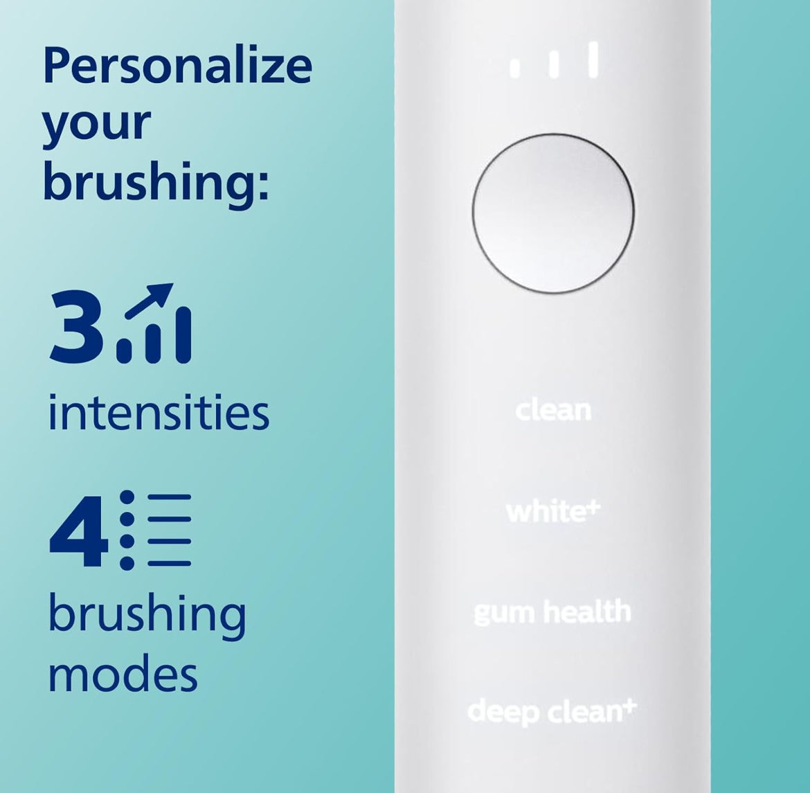 Philips Sonicare DiamondClean Smart 9300 Elektriese Tandeborsel, Soniese Tandeborsel met Toepassing, Druksensor, Borselkopbespeuring, 4 Borselmodusse en 3 Intensiteitsvlakke - Wit, Model HX9903/05