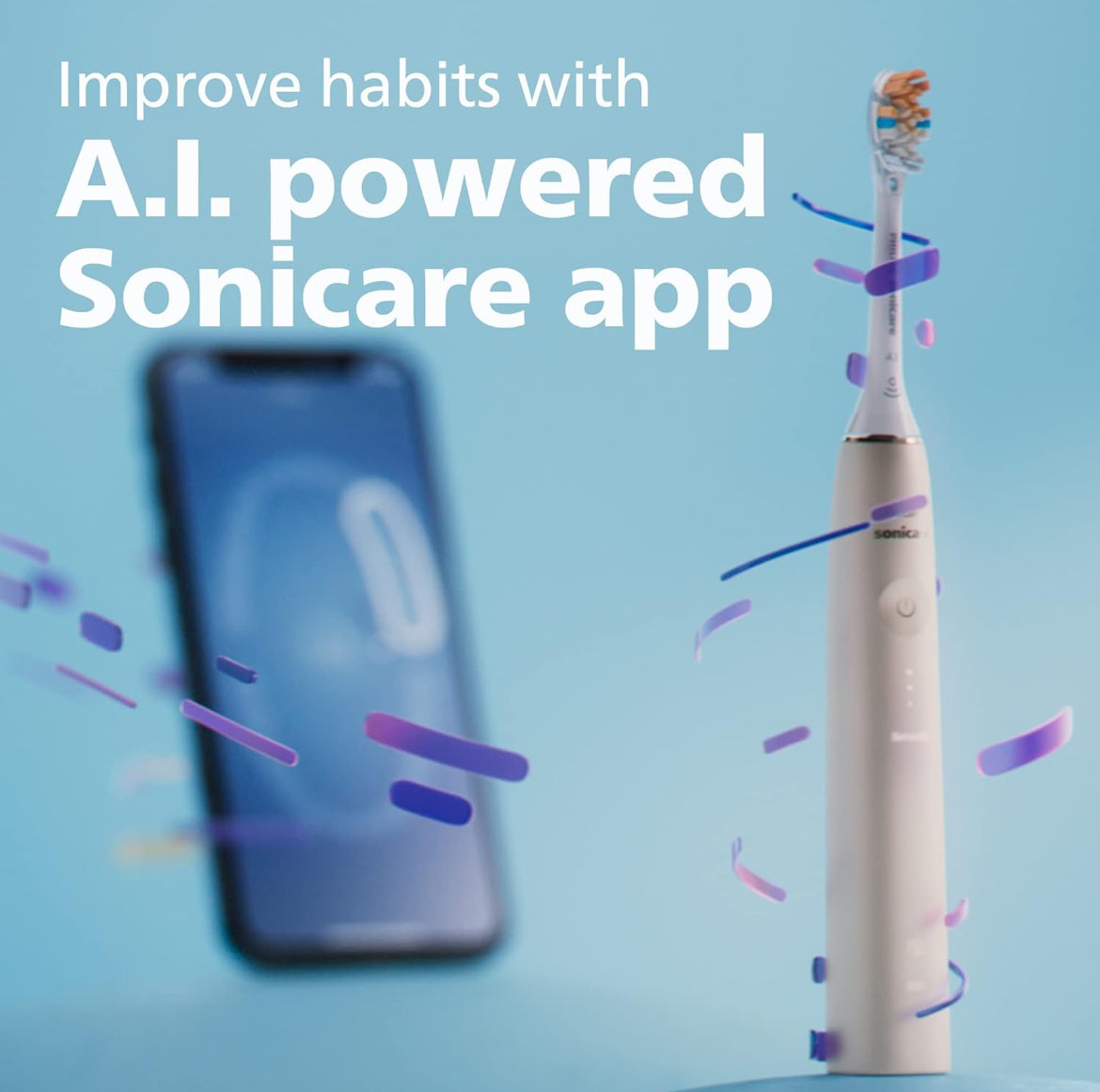 Philips Sonicare 9900 Prestige Herlaaibare Elektriese Kragtandeborsel met SenseIQ - (Pienk)