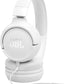 JBL Tune 520C - USB-C Wired on-Ear Headphones with Hi-Res Audio Support, Pure Bass Sound, Comfort fit, USB-C connectivity, 3-Button Remote with Microphone and EQ presets Control (White)