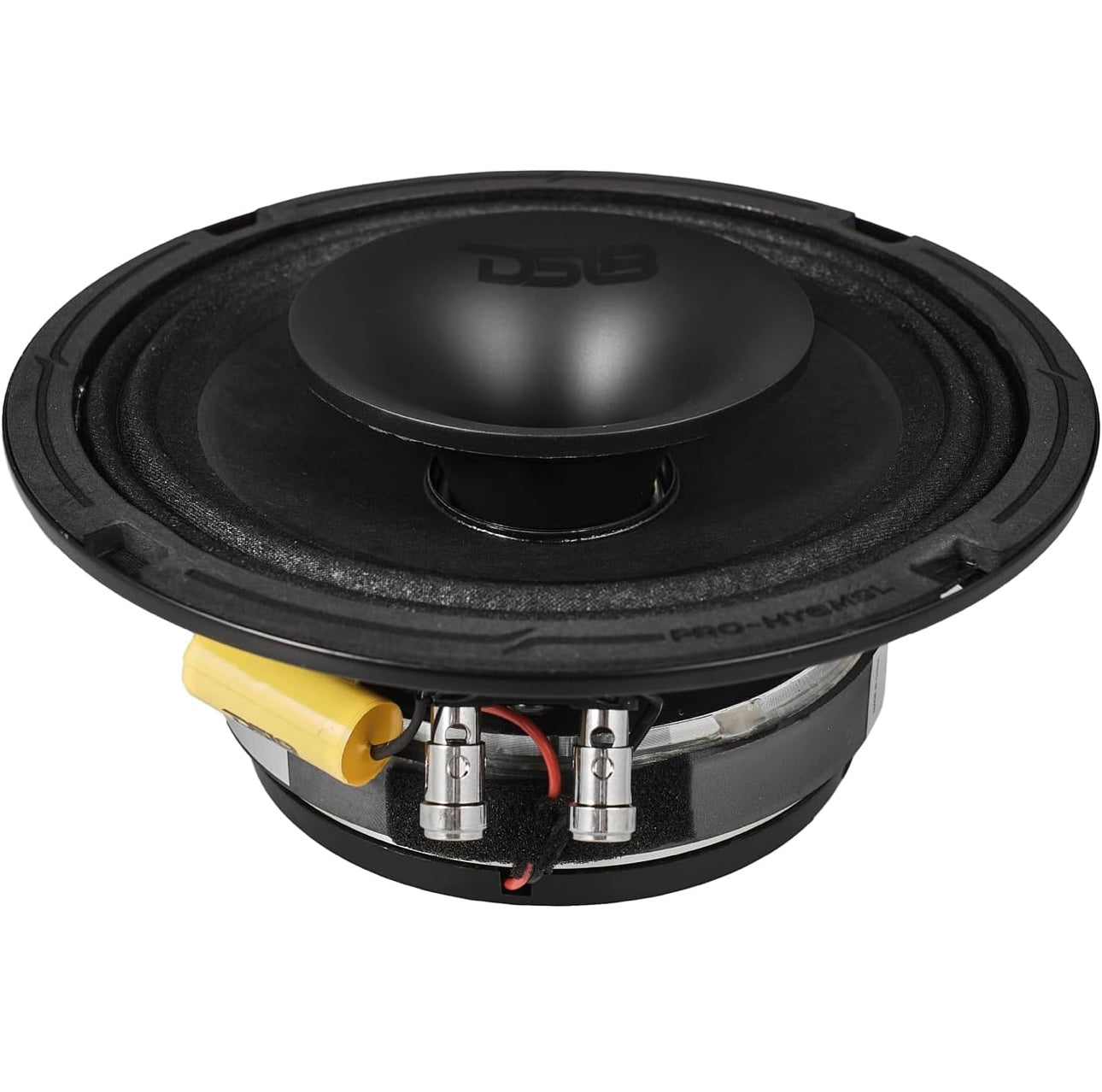 DS18 PRO-HY6MSL 6.5" Shallow Hybrid Mid-Range Car Audio W/  Built-in Driver and Grill Included - 1PC