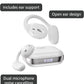 Open Ear Earbuds Bluetooth, AI Translation w/ Real-Time 100+ Languages Translation - White