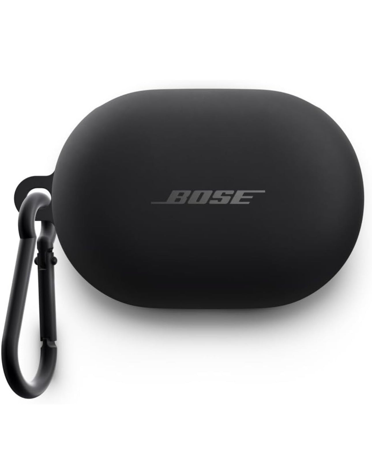 Bose QuietComfort Earbuds Silicone Case Cover, Protective Silicone Exterior- Black