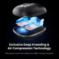 Foot Massager Machine w/ Heat Shiatsu Foot Massager for Plantar Fasciitis - (Black)