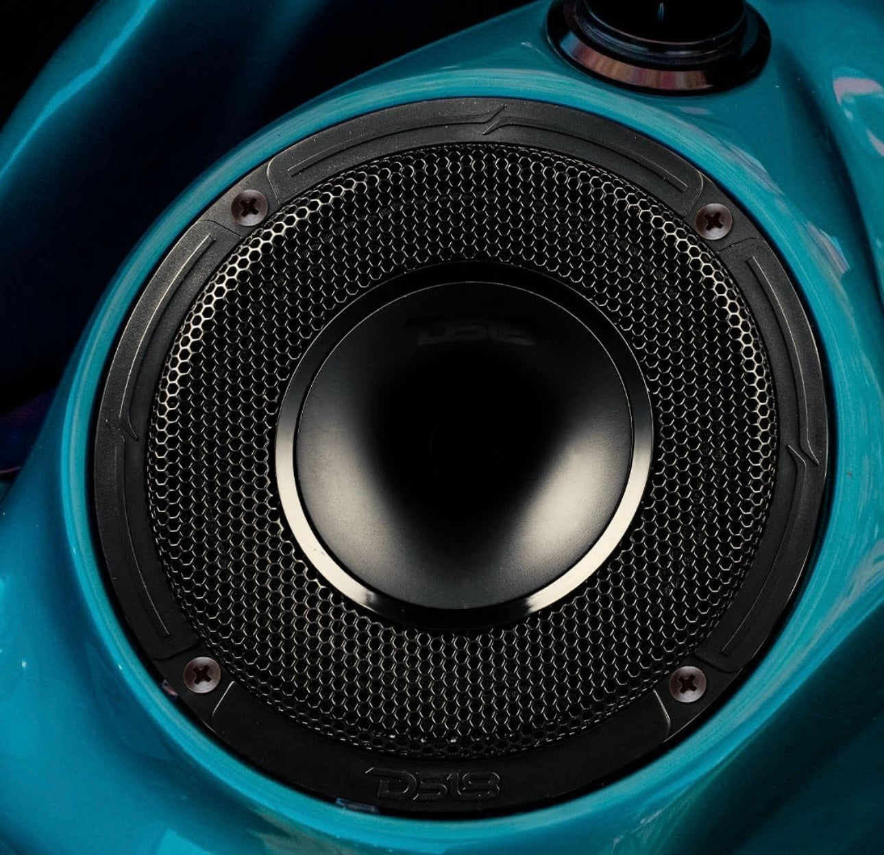DS18 PRO-HY6MSL 6.5" Shallow Hybrid Mid-Range Car Audio W/  Built-in Driver and Grill Included - 1PC