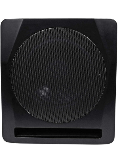 Rockville APM10B 10" 400 Watt Aktiewe Studio Subwoofer Pro Sub + Akoustiese Riser