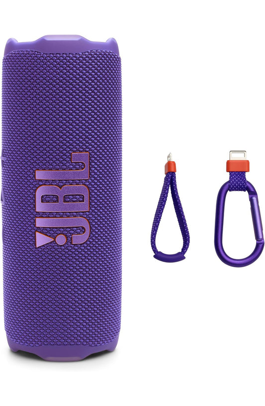 JBL Flip 7 - Portable Waterproof and Drop-Proof Speaker with Interchangeable Accessories (Purple)