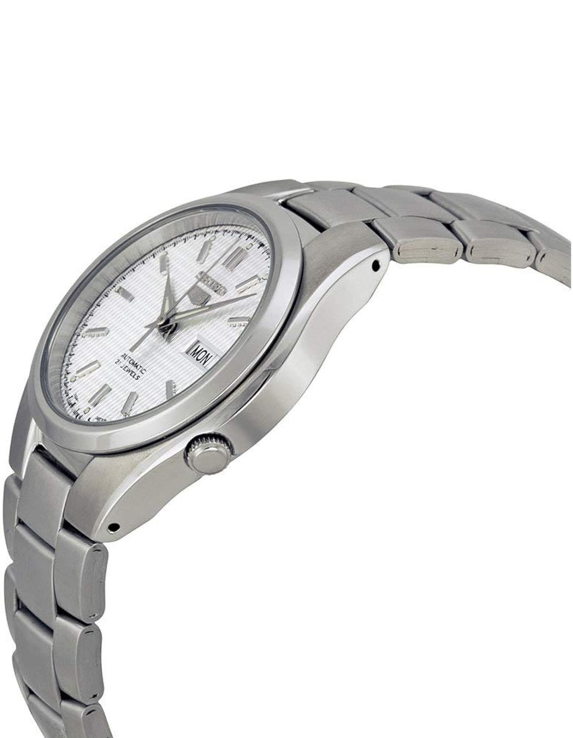 Seiko 5 Manshorlosie van vlekvrye staal