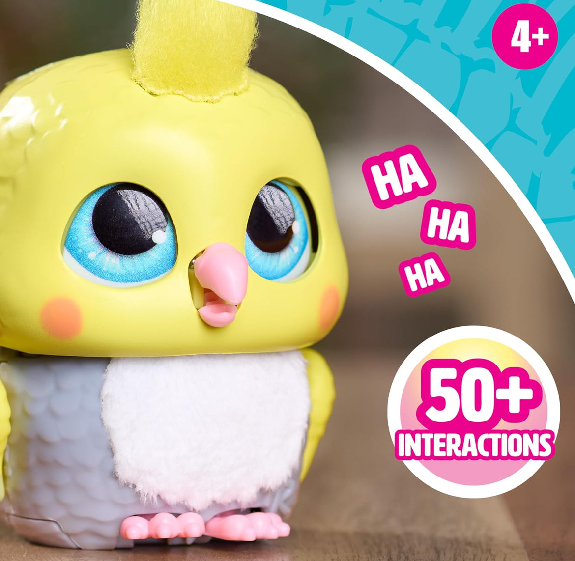 Just Play furReal Handfuls Chirps The Cockatoo, 3.5 Inch Interactive Toy, for Boys and Girls, Ages 4 and Up