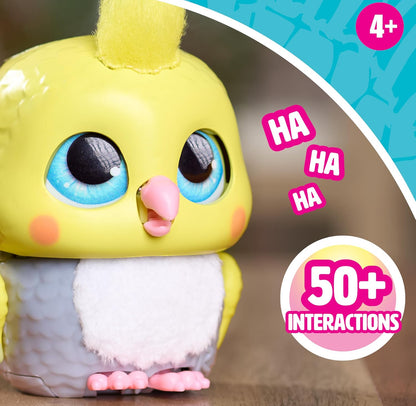 Just Play furReal Handfuls Chirps The Cockatoo, 3.5 Inch Interactive Toy, for Boys and Girls, Ages 4 and Up
