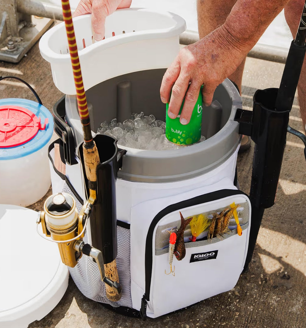 Igloo Marine Cooler Insulated Hard Shell Ice Chest  - Great for Fishing, Camping, Boating, & More