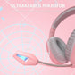 Black Shark Gaming Headset All-in-1 Gaming Headphones with Ultra-Clear Bendable Mic - Pink