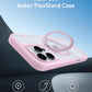 Anker Ultra Magnetic for iPhone Case with Sturdy 360° Ring Stand - (for iPhone 16 Pro Max, Pink)