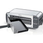 Ninja ST101 Foodi 2-in-1 Flip Toaster, 2-Slice Capacity, Compact Toaster Oven 1500 Watts, Stainless Steel - 6 Functions