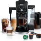 Ninja DualBrew System 14-Cup Coffee Maker, Single-Serve, Pods & Grounds, 4 Brew Styles 70-oz. Water Reservoir & Carafe - Black( CFP451A)