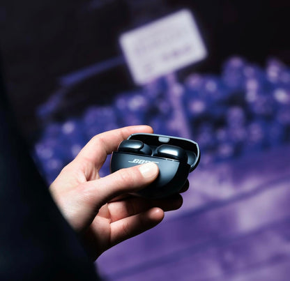 Bose Ultra Open Bluetooth Oorfone, Knip-aan-ontwerp vir Gemak, Meesleurende Oudio – Swart