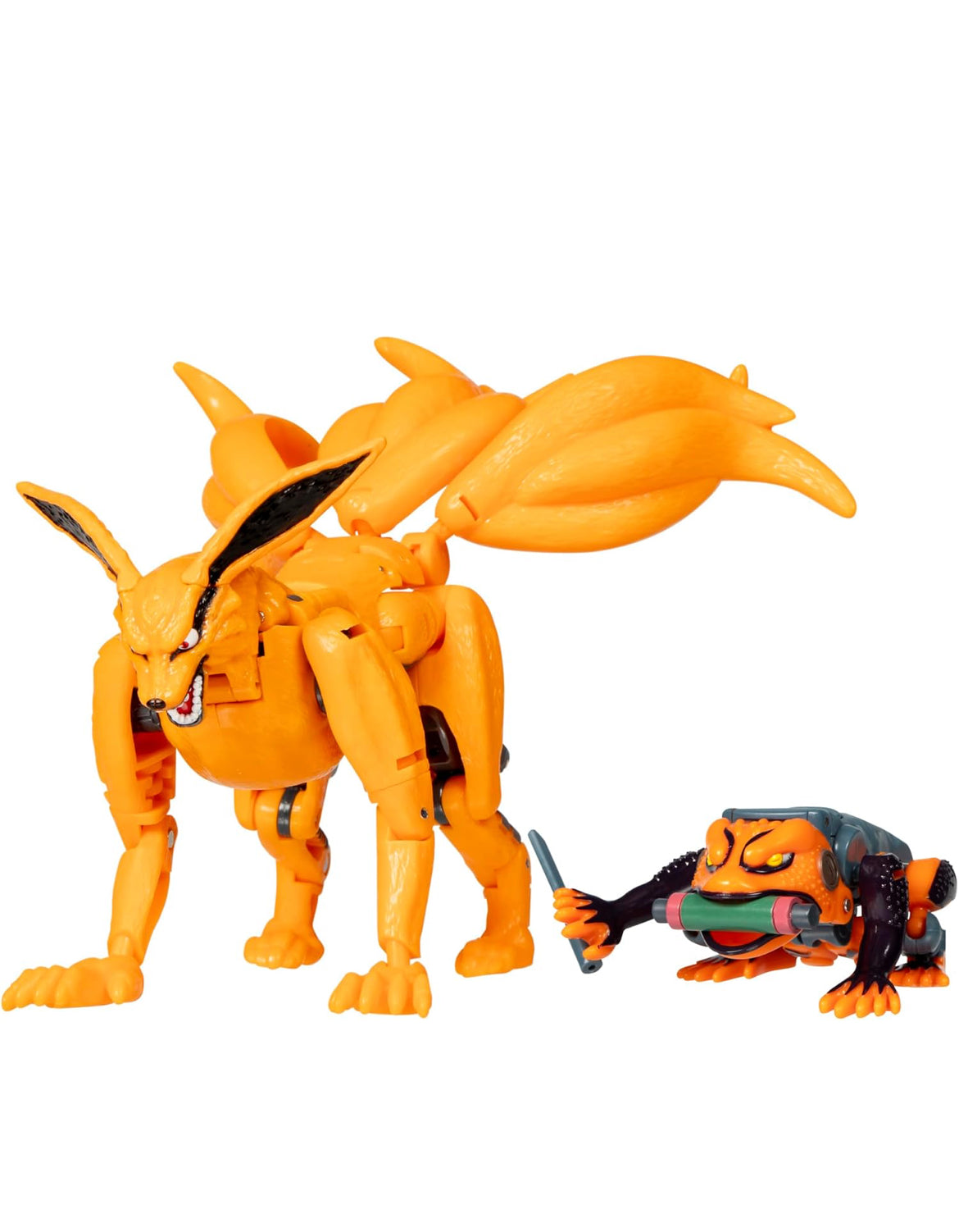 Transformers Collaborative Naruto Shippuden, Kurama & Gamakichi, Anime Toys, Action Figures, 8+