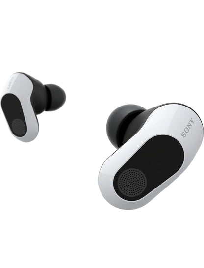 Sony INZONE Buds Draadlose Speletjie-oordopjes, Perfek vir PlayStation® 5, vir PC/PS5/Switch/Mobiele toestelle, 48-uur Battery met Houer, Geraaskansellasie, 360 Ruimtelike Klank, 2.4GHz USB-C Dongle - Wit