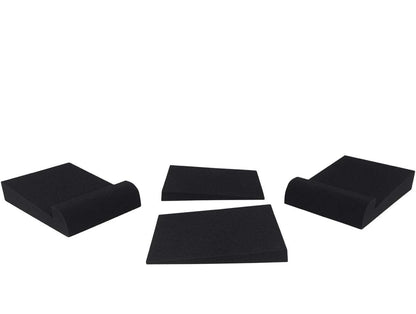 Rockville 2 DPM5B 5.25" 300w Dubbele Aktiewe Studio Monitors+Staanders+Pads+Oorfone BUNDEL