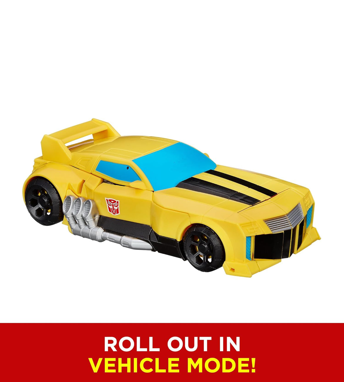 Transformers Toys Heroic Bumblebee Action Figure - Timeless Large-Scale Figure, Changes into Yellow Toy Car, 11" (Amazon Exclusive)